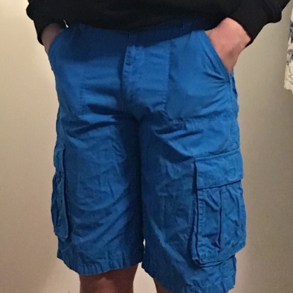 Blue cargo pants - Picture 1 of 4